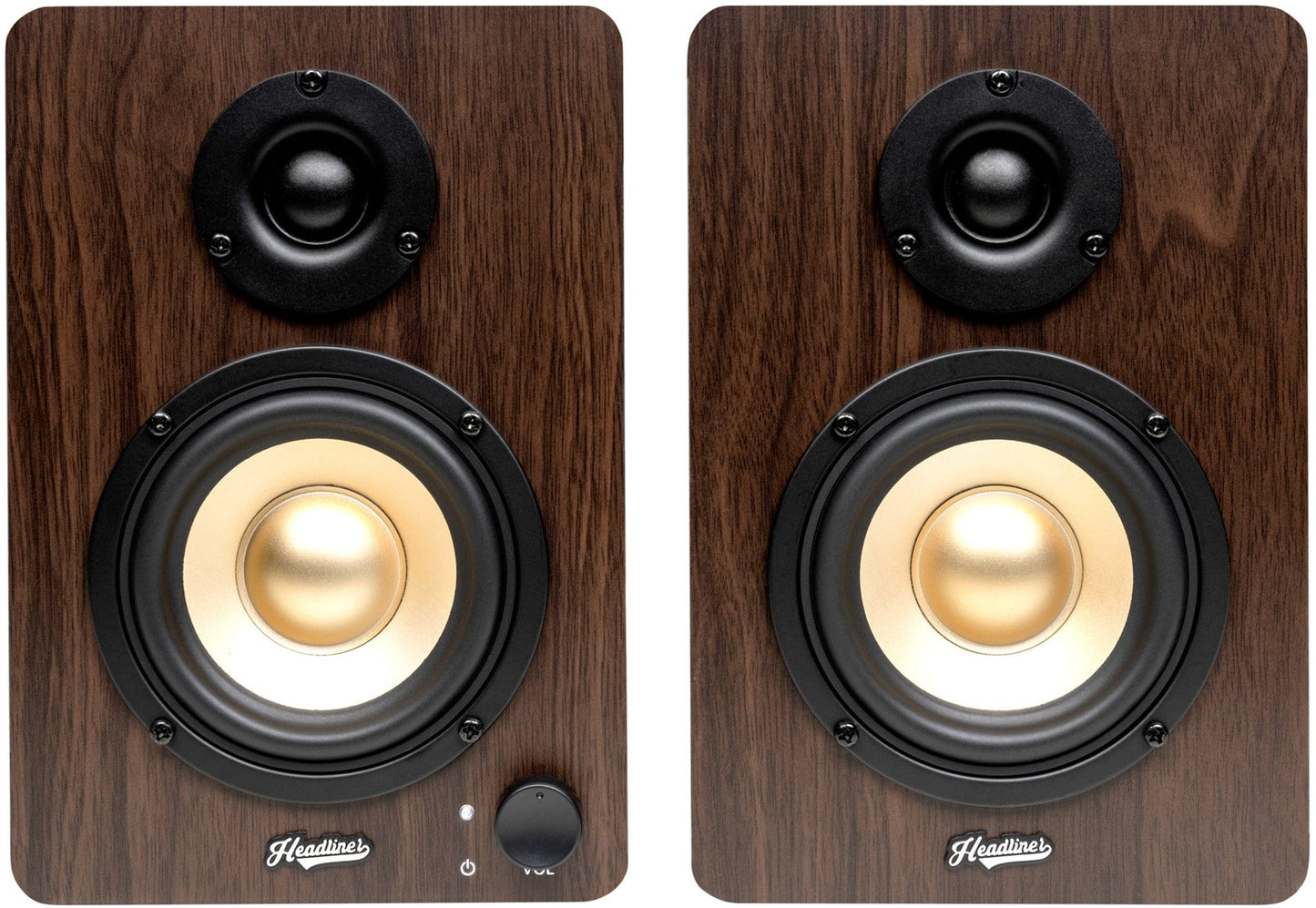 Headliner HD3 3.5-Inch Reference Monitor Pair - Wood Finish - Solotech