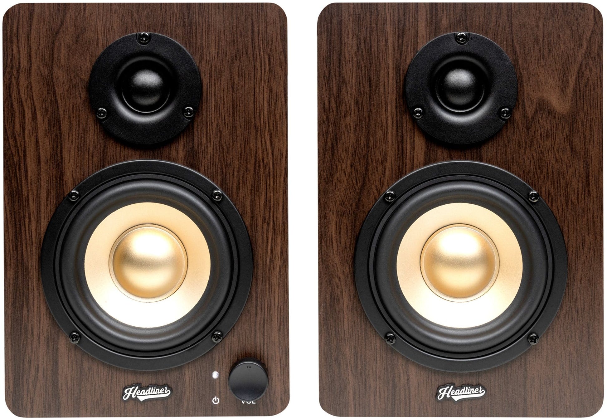 Headliner HD3 3.5-Inch Reference Monitor Pair - Wood Finish - Solotech