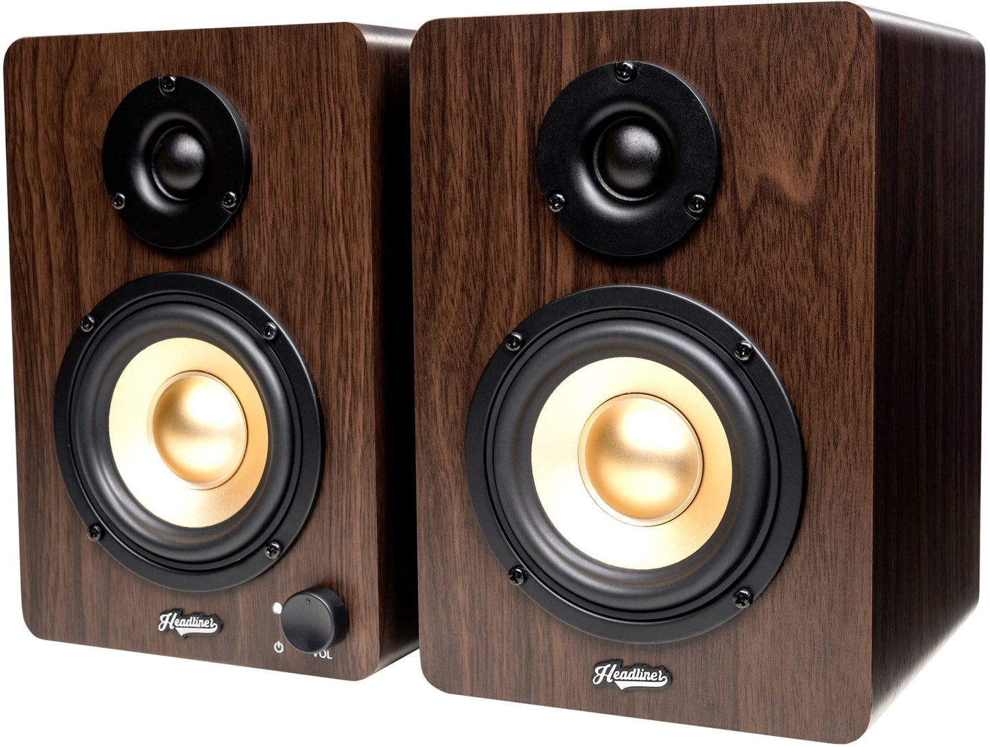 Headliner HD3 3.5-Inch Reference Monitor Pair - Wood Finish - Solotech