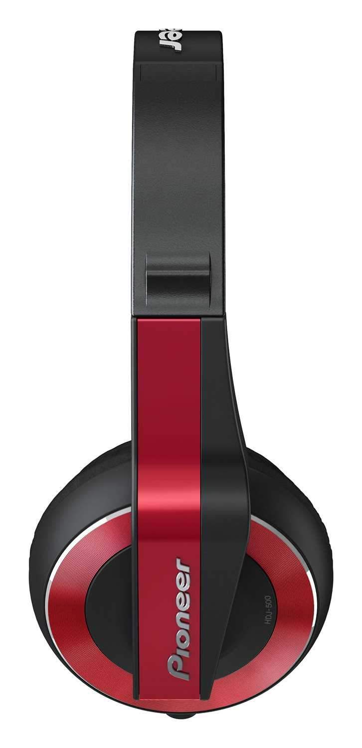 Pioneer HDJ500R Professional DJ Headphones Red - PSSL ProSound and Stage Lighting