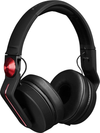 Pioneer HDJ-700-R Pro DJ Headphones with Red Stripe - PSSL ProSound and Stage Lighting