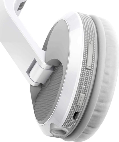 Pioneer HDJ-X5BT-W White Bluetooth Wireless DJ Headphones - PSSL ProSound and Stage Lighting