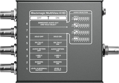 Blackmagic Design MultiView 4 HD Mini-Converter - PSSL ProSound and Stage Lighting