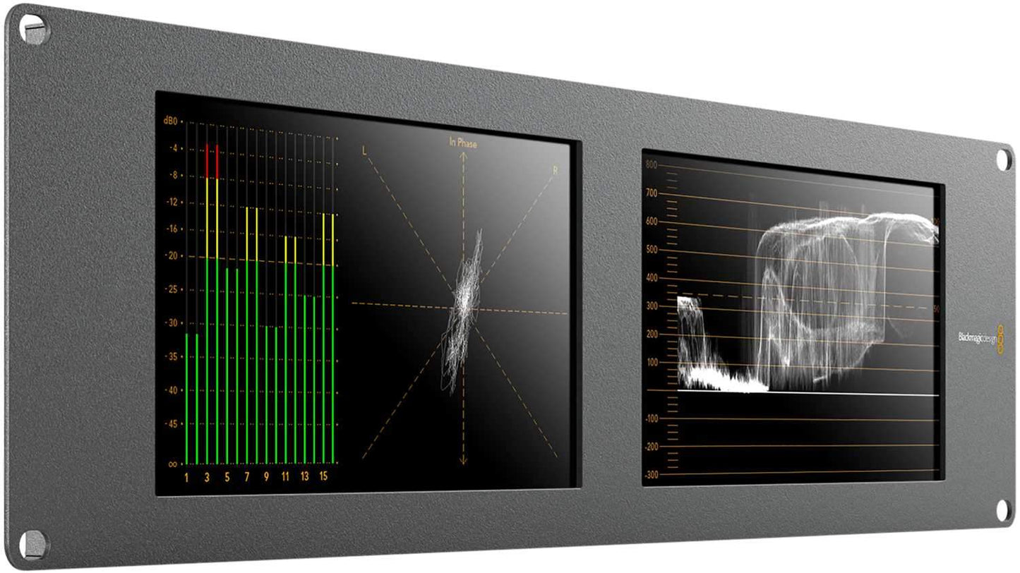 Blackmagic Design SmartScope Duo 4K 2 LCD Monitors - PSSL ProSound and Stage Lighting