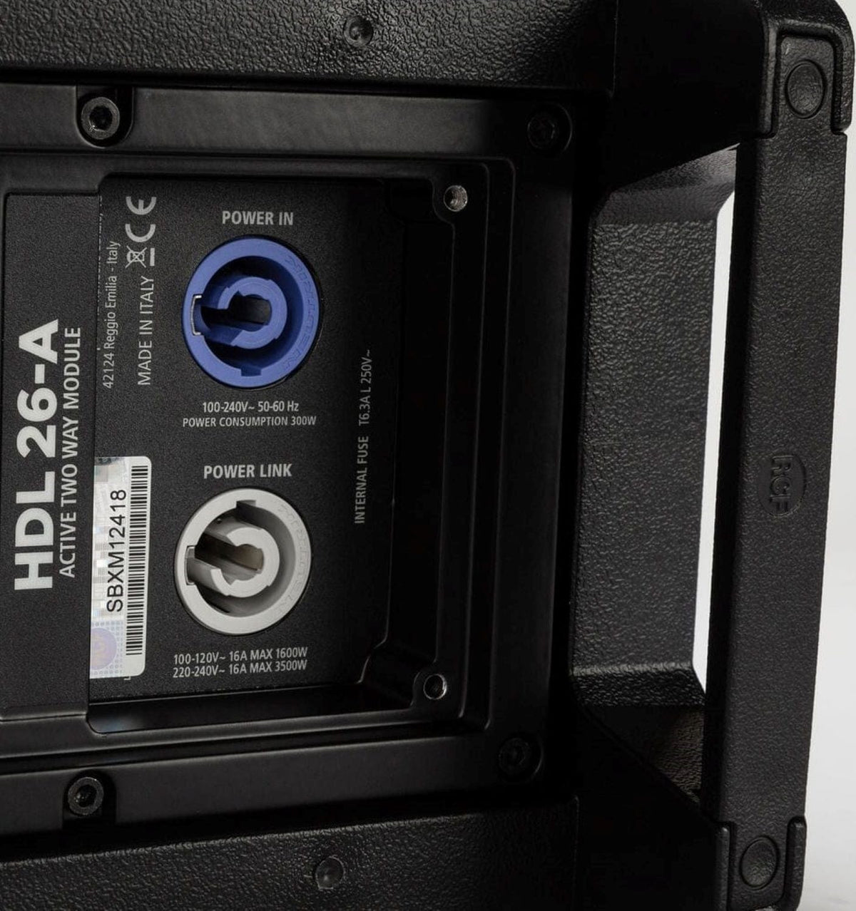 Hdl 26 RCF HDL26-A Active Compact 2-way Line Array In Black