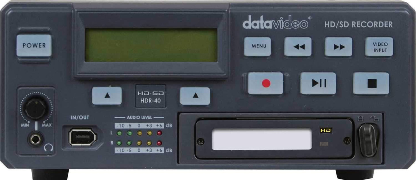 Datavideo HDR40 Dv/Hdv Recorder-Player - PSSL ProSound and Stage Lighting