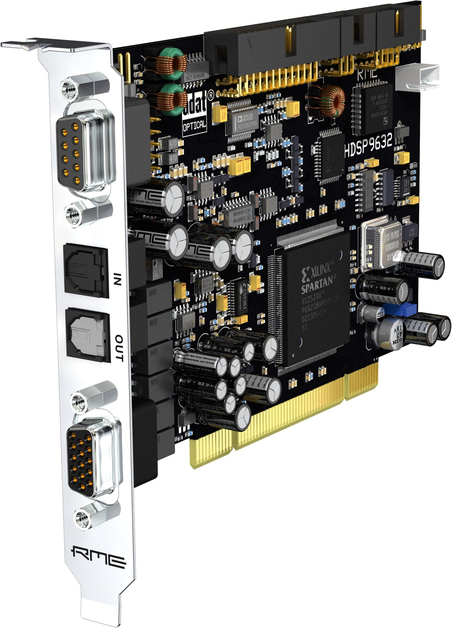 RME HDSP9632 32-Channel ADAT PCI Card – Solotech