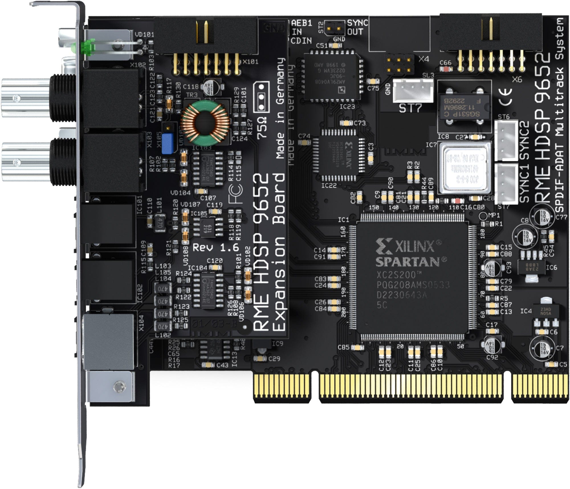 RME HDSP9652 24-Bit / 96 Kilohertz, 52-Channel ADAT PCI Card