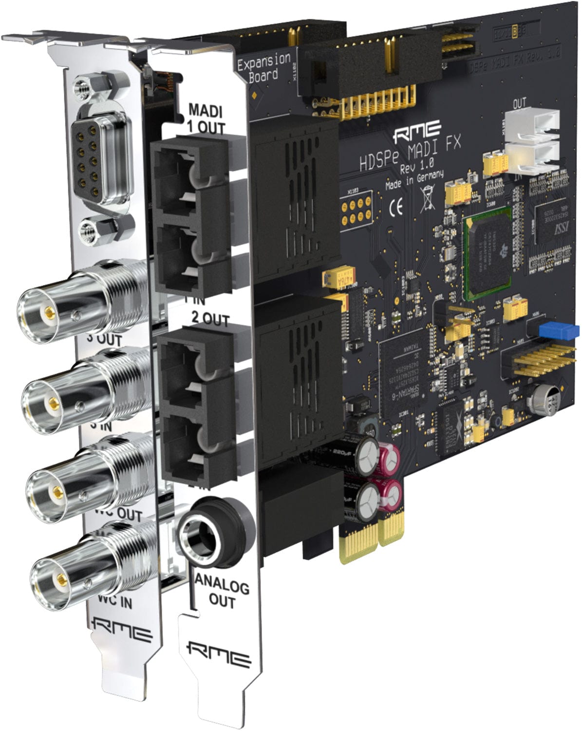 RME HDSPe MADI-FX 390-Channel Triple MADI PCI Express Card – Solotech