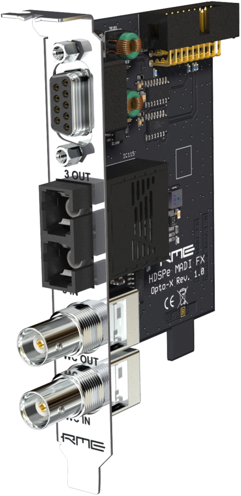 RME HDSPe Opto-X Optional Expansion Board for HDSPe MADI FX – Solotech