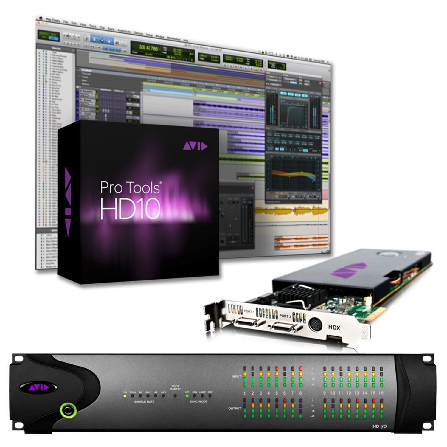 Avid Pro Tools HDX 16x16 System 9935-65115-00 - PSSL ProSound and Stage Lighting