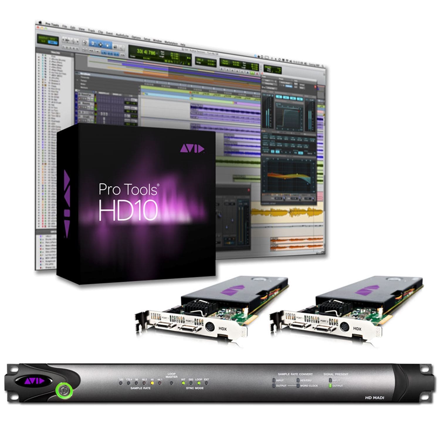 Avid Pro Tools HDX2 MADI System 9935-65121-00 - PSSL ProSound and Stage Lighting