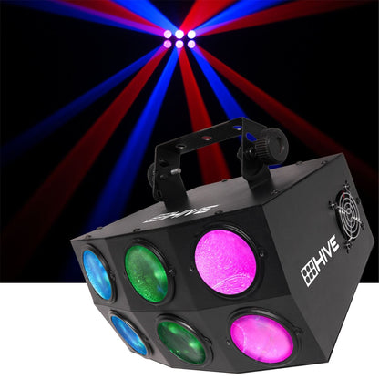 Chauvet HIVE 6-Pod LED Beam DJ & Club Light Effect - PSSL ProSound and Stage Lighting