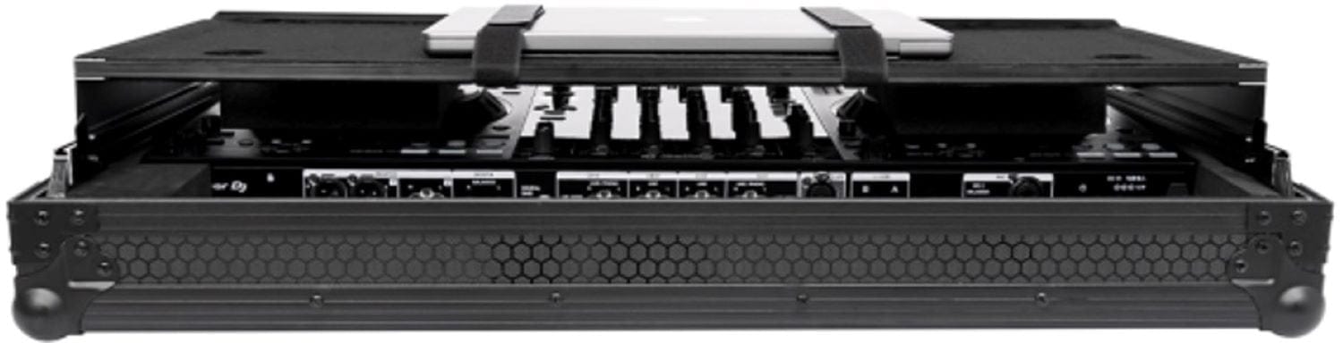 Headliner HL10012 Pitch Black Flight Case for DDJ-FLX10 w/ Laptop Platform - PSSL ProSound and Stage Lighting