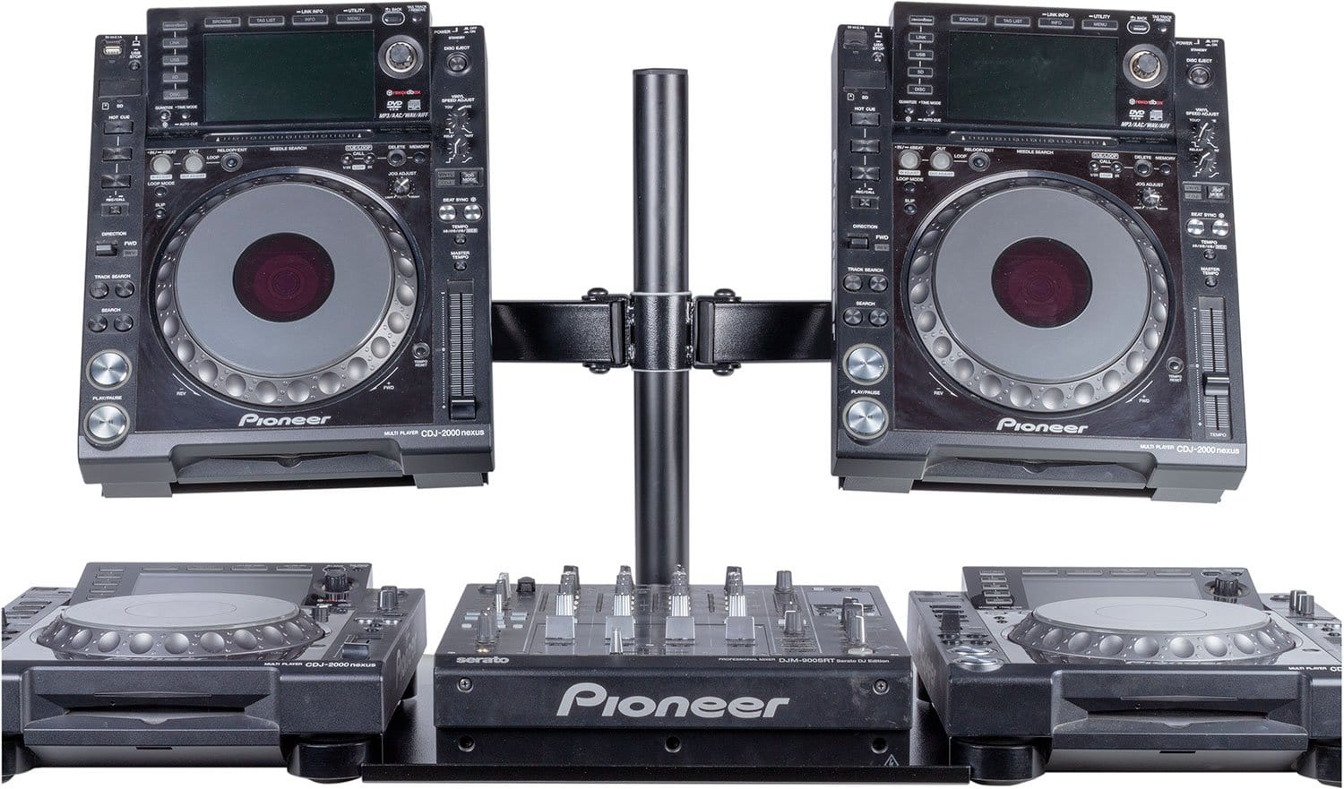 Headliner HL22000 Avalon Dual CDJ Stand - PSSL ProSound and Stage Lighting