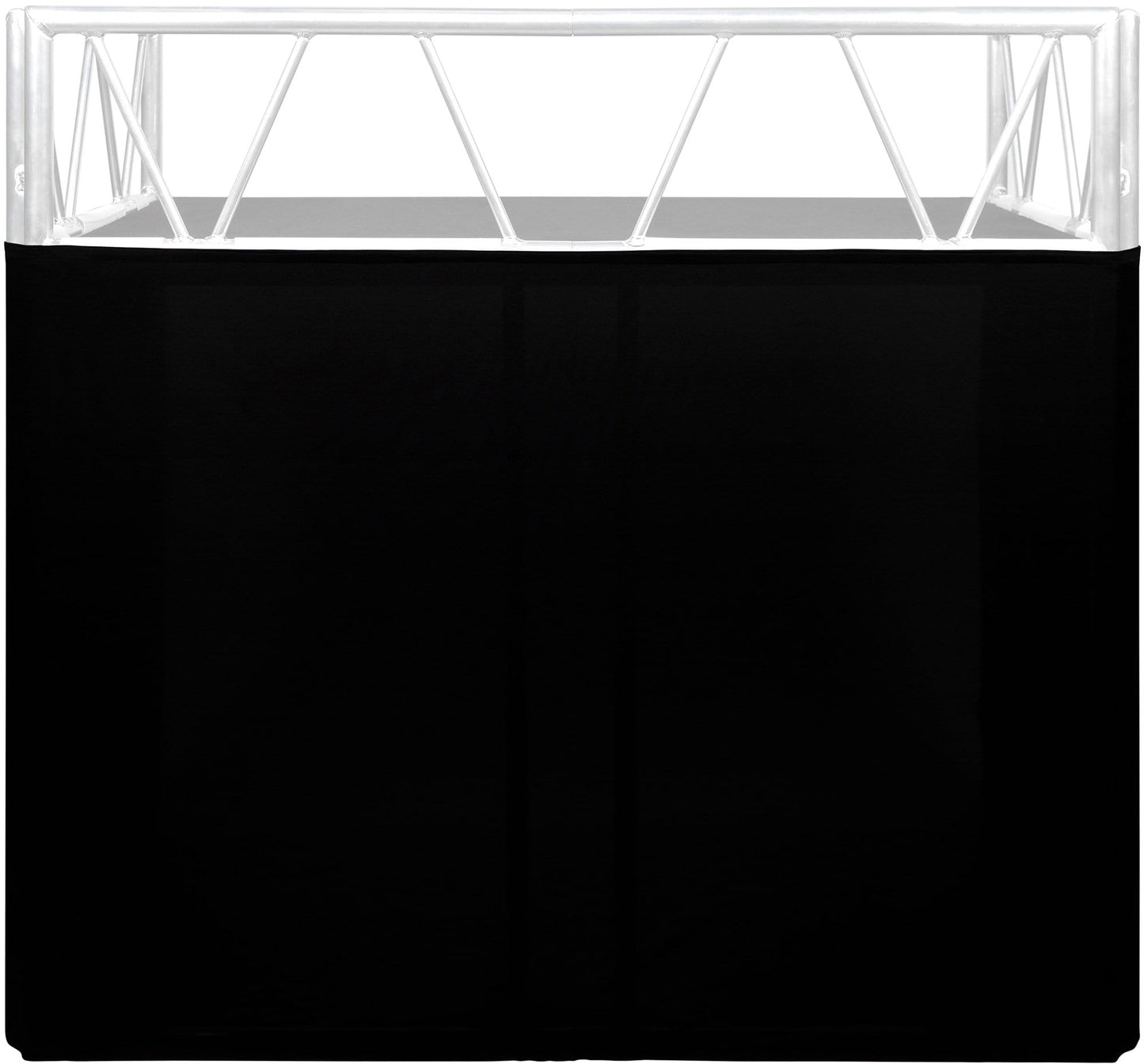 Headliner HL30502 Indio DJ Booth Scrim (Black) - ProSound and Stage Lighting