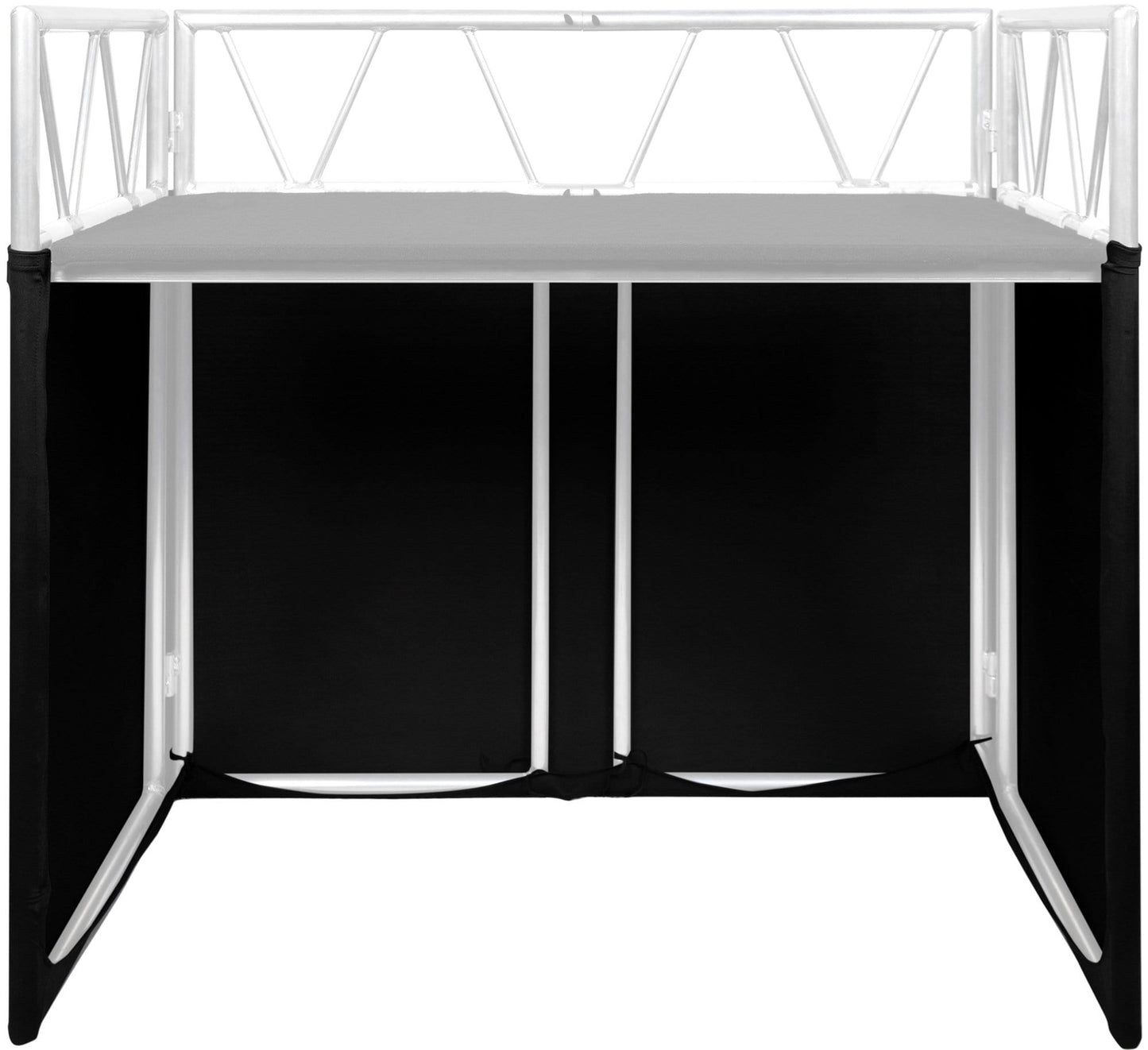 Headliner HL30502 Indio DJ Booth Scrim (Black) - ProSound and Stage Lighting