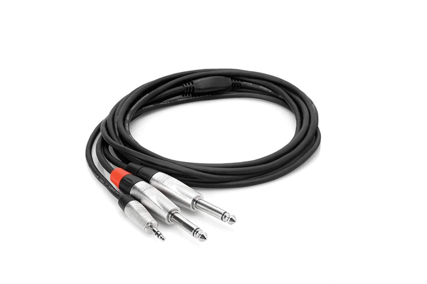 Hosa HMR-006Y Y-Cable 1/8 TRS to Dual RCA 6 ft - PSSL ProSound and Stage Lighting