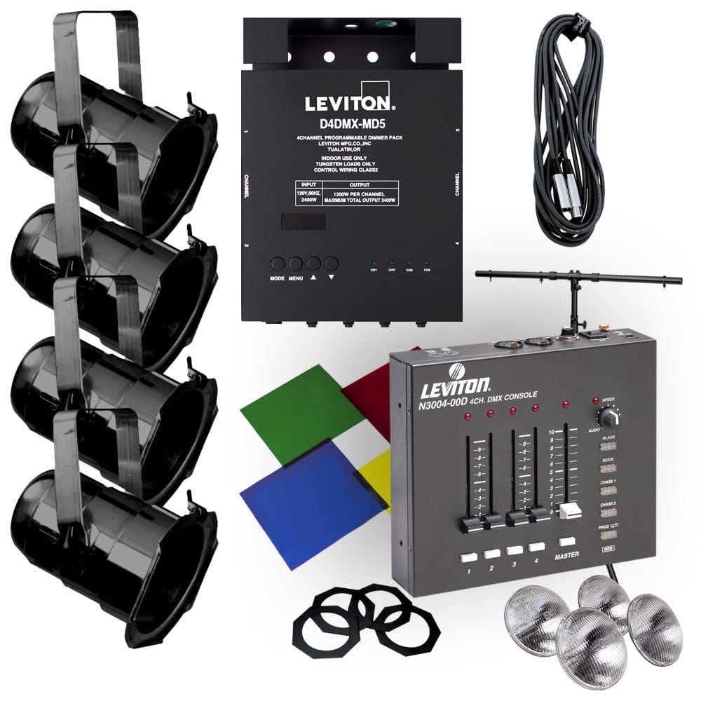 Leviton HONMK-038 Full Lighting System Package - PSSL ProSound and Stage Lighting