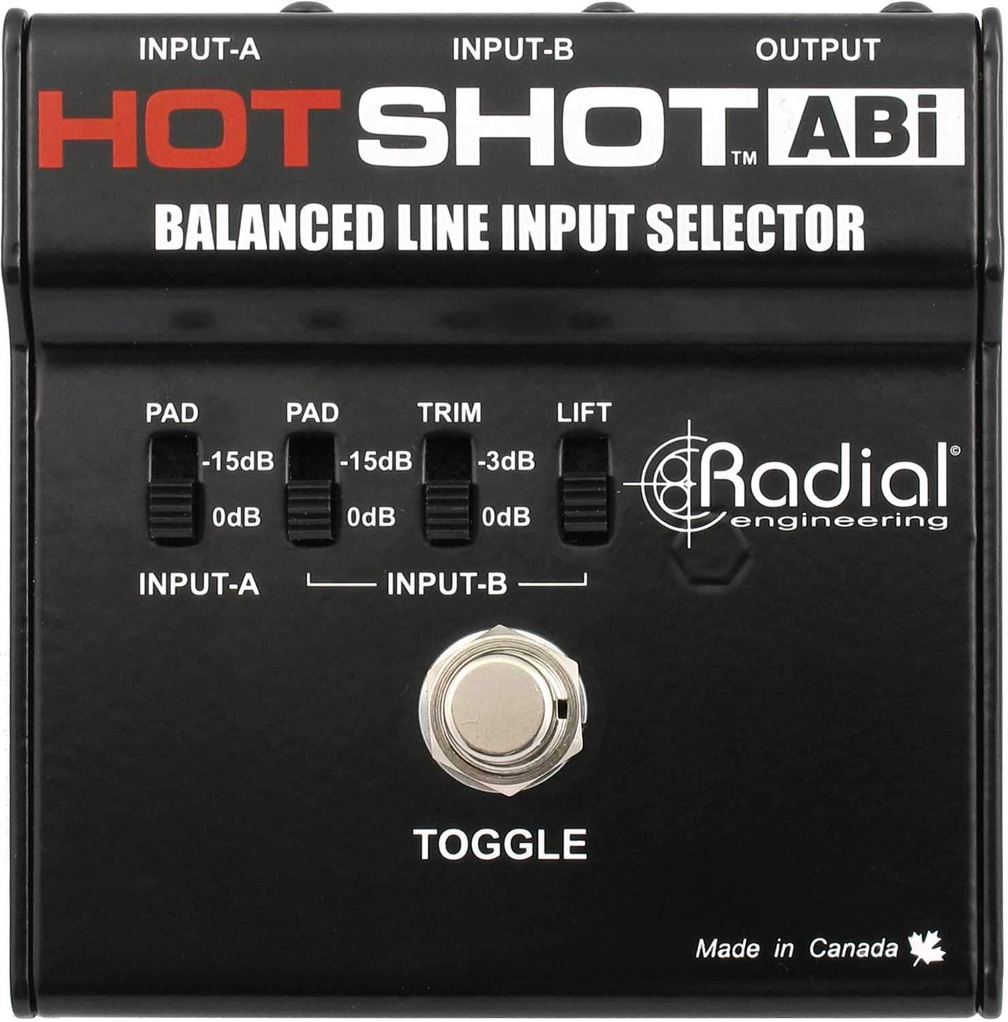 Radial HotShot ABi Latching Footswitch - PSSL ProSound and Stage Lighting