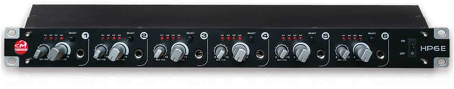 SM Pro HP-6E 6 Channel headphone Amplifier - PSSL ProSound and Stage Lighting