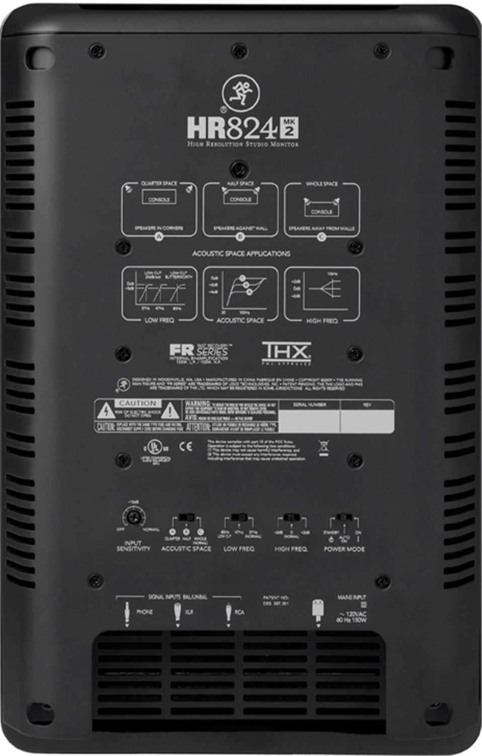 Mackie HR824MK2 8In 2-Way Active Studio Monitor - PSSL ProSound and Stage Lighting