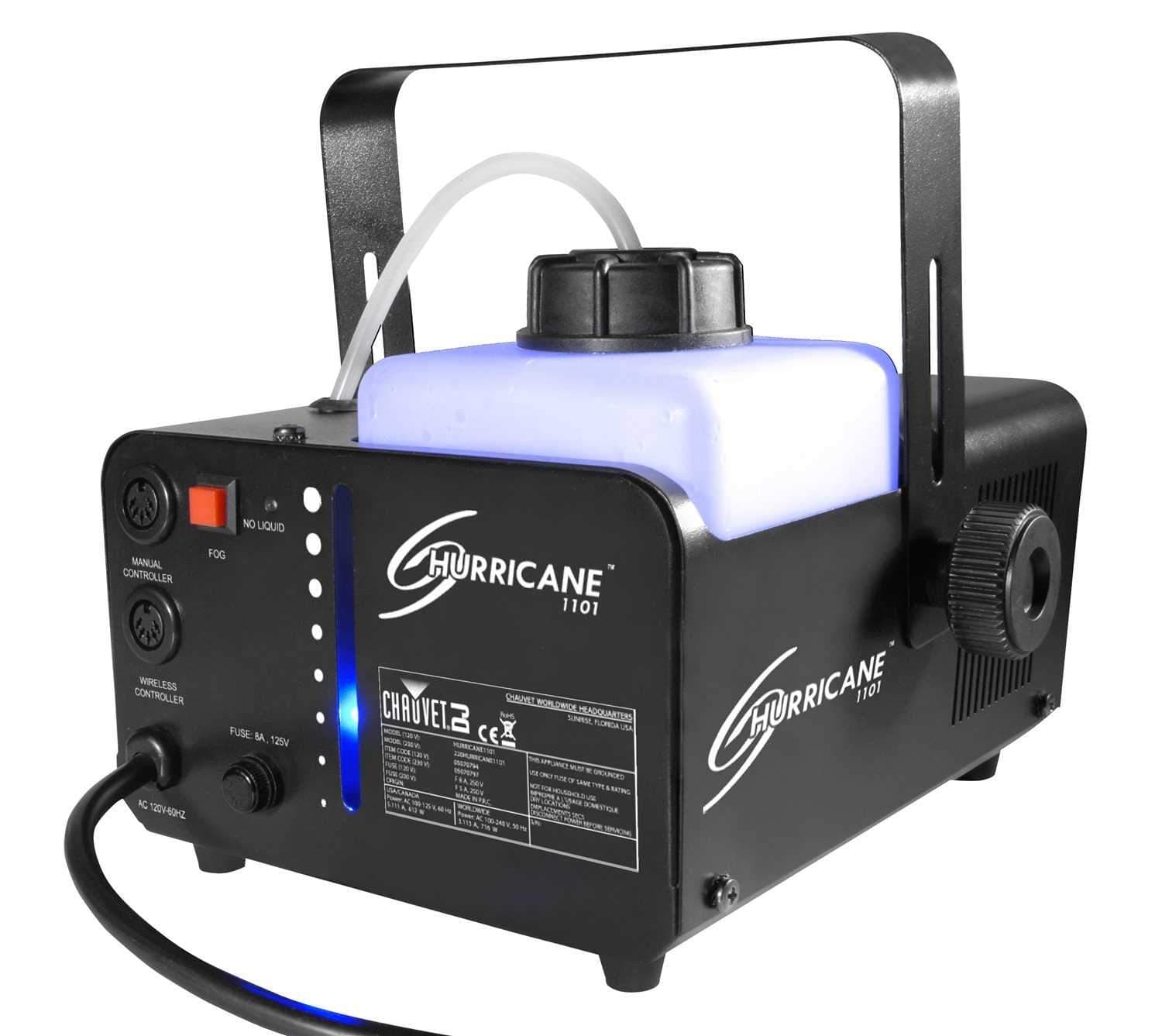 Chauvet Hurricane 1101 Fog Machine With Remote - PSSL ProSound and Stage Lighting