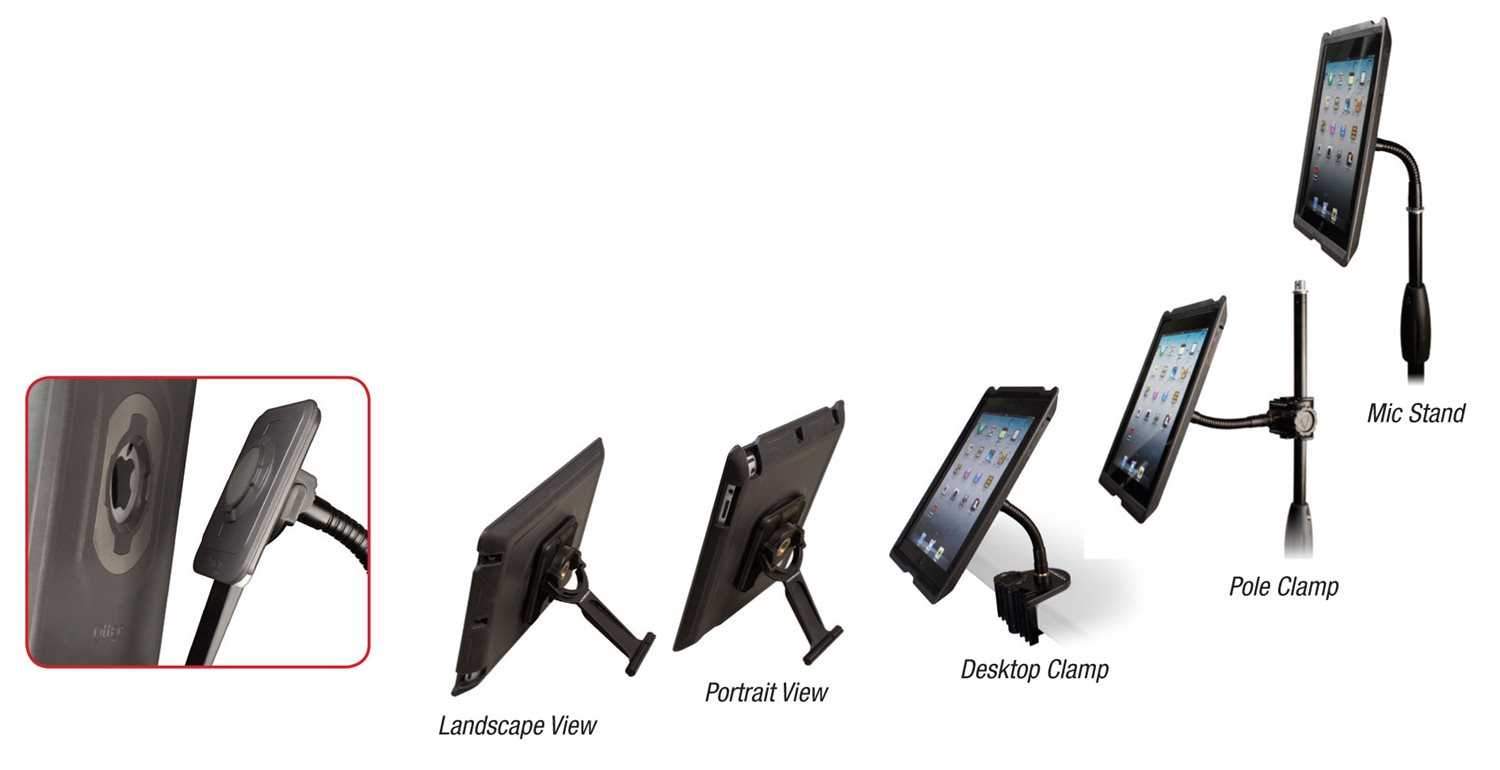 Ultimate HYP-AG-AIR HyperPad iPad Holder with Shell - PSSL ProSound and Stage Lighting