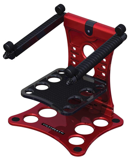 Ultimate HYPERSTATION Pro 2 Tier Laptop Stand RED - PSSL ProSound and Stage Lighting