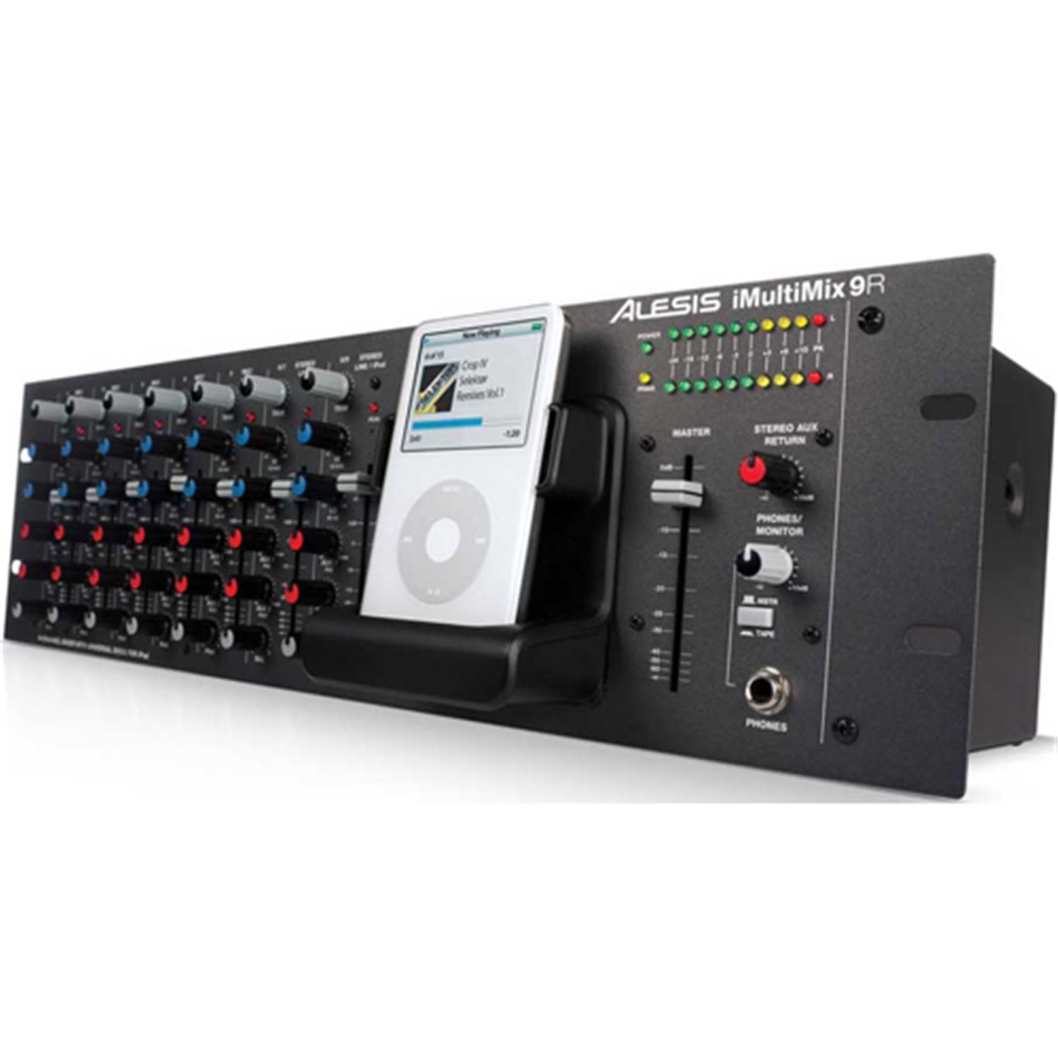 Alesis I-MULTIMIX-9R 9-Ch Rackmount Mixer for iPod - PSSL ProSound and Stage Lighting