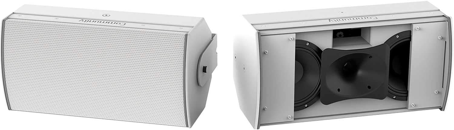 Community IC6-2082WT96 Dual 2-Way 8-Inch Speaker Grey - PSSL ProSound and Stage Lighting