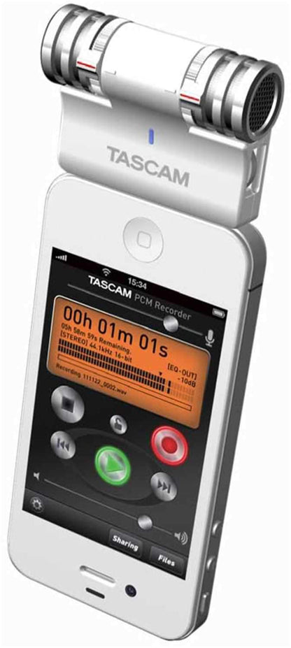 Tascam IM2W Stereo Mic for iPhone,iPad,iPad Touch - PSSL ProSound and Stage Lighting