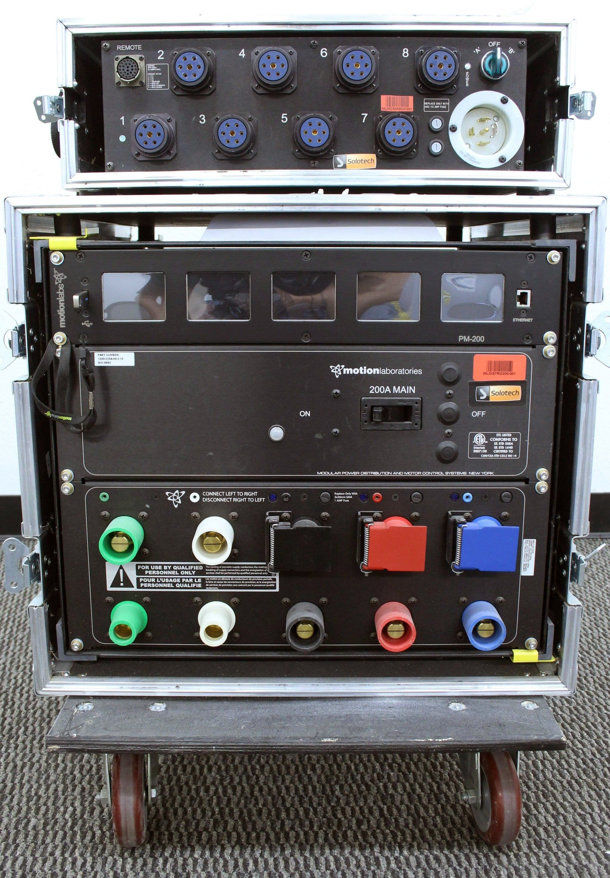 MotionLabs Custom 200A Portable Power Distribution System - Solotech