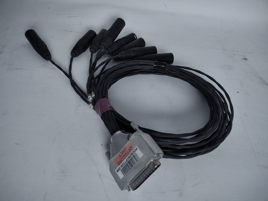 Solotech 8-Pair Male DB25 To Male XLR3 Break-Out for Optocore - PSSL ProSound and Stage Lighting