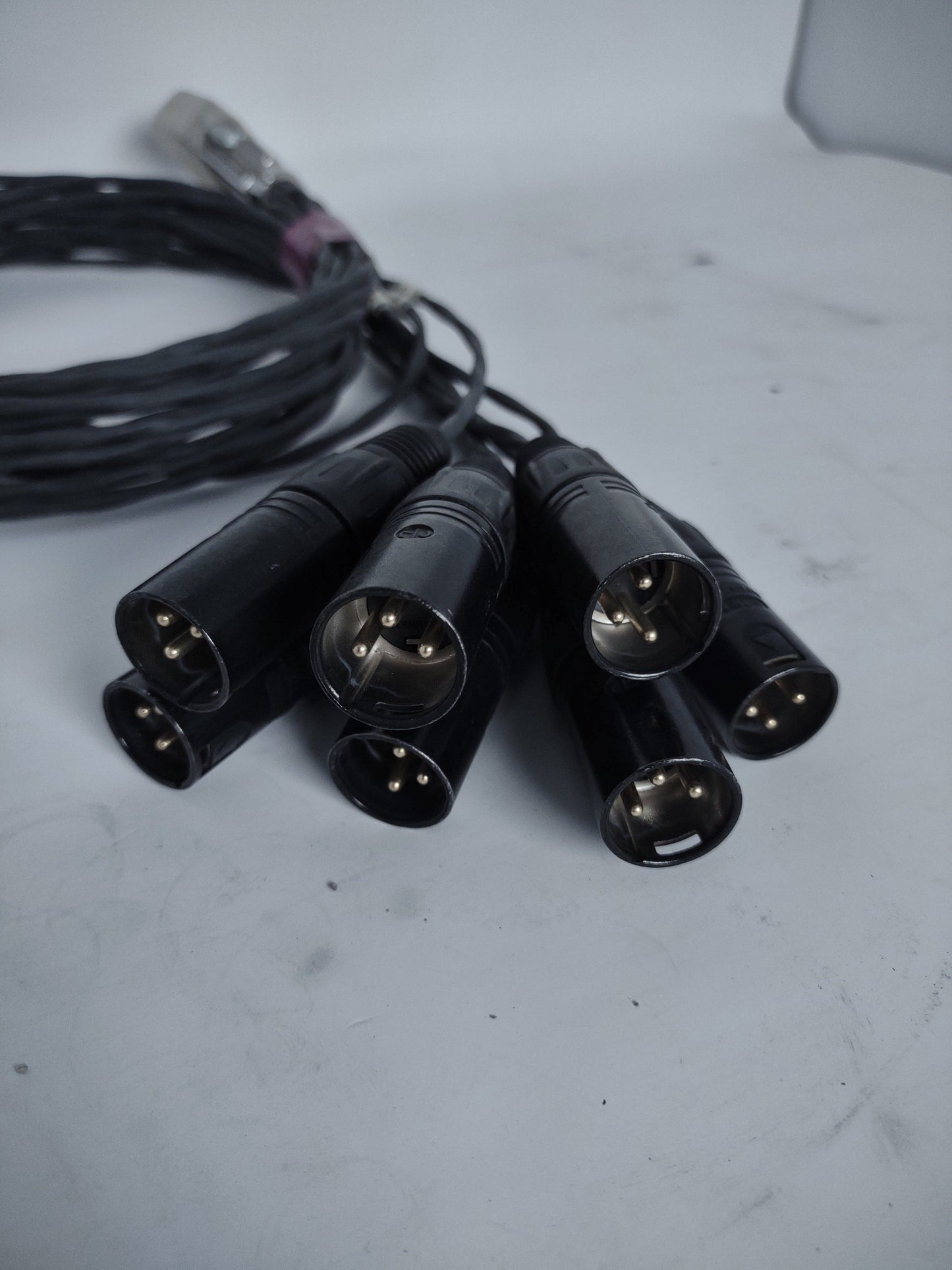 Solotech 8-Pair Male DB25 To Male XLR3 Break-Out for Optocore - PSSL ProSound and Stage Lighting