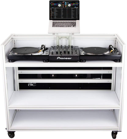 Odyssey MVDJ55W Majestic Rolling VDJ Booth 55-inch - PSSL ProSound and Stage Lighting