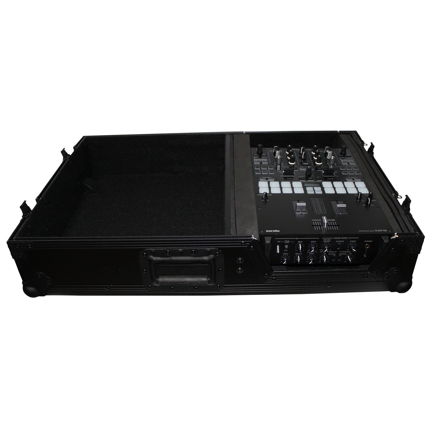 ProX Black Case for Single Turntable & DJ Mixer - PSSL ProSound and Stage Lighting