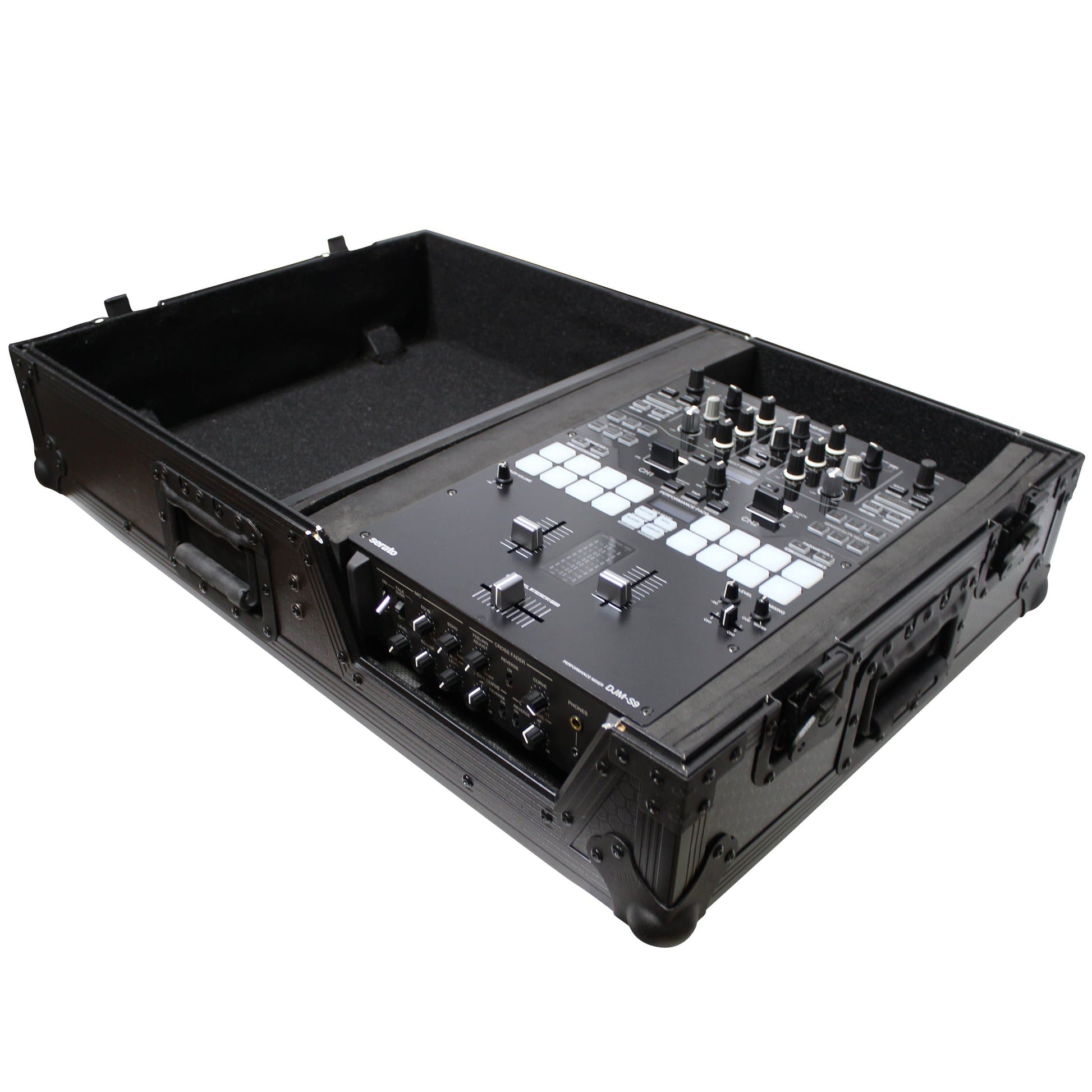 ProX Black Case for Single Turntable & DJ Mixer - PSSL ProSound and Stage Lighting