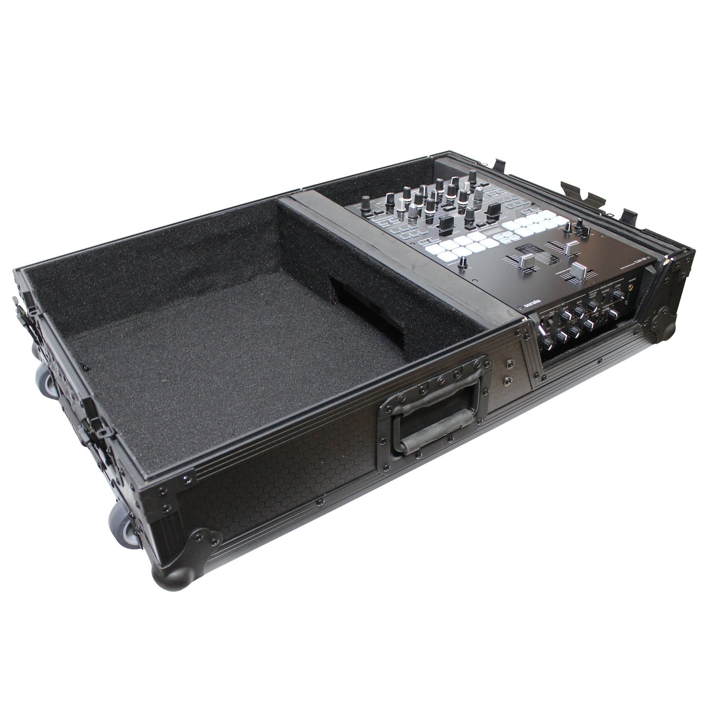 ProX Black Case for Single Turntable & DJ Mixer - PSSL ProSound and Stage Lighting