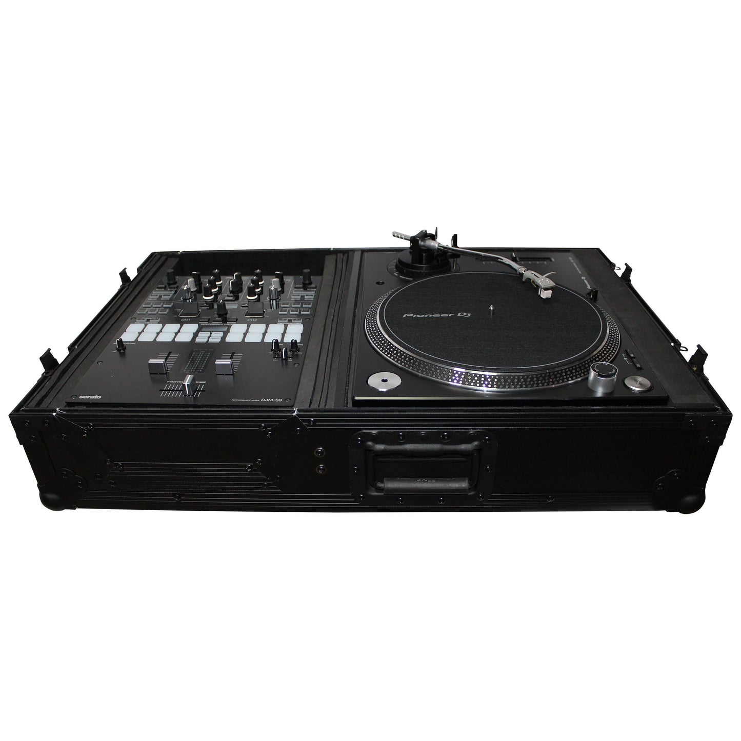 ProX Black Case for Single Turntable & DJ Mixer - PSSL ProSound and Stage Lighting