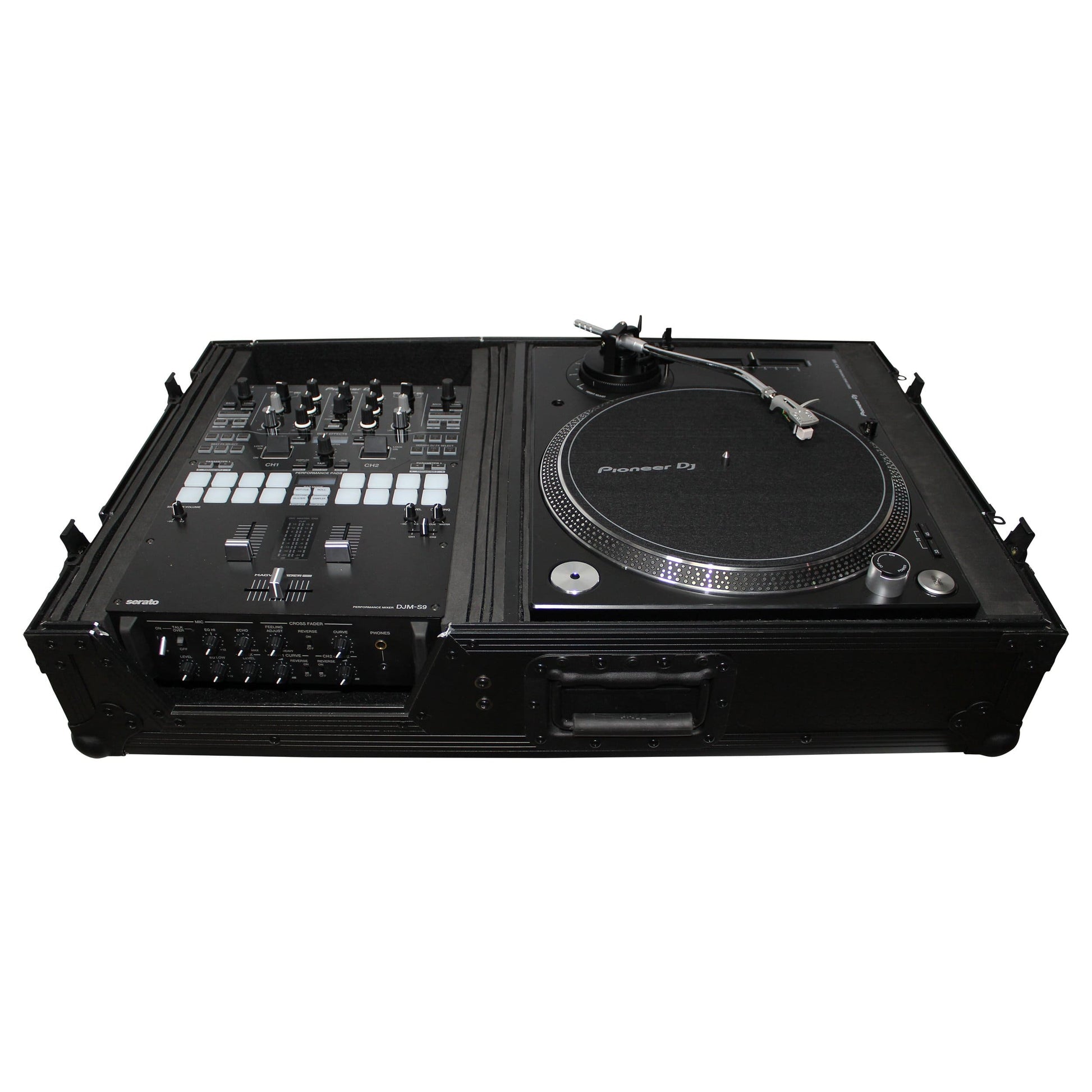 ProX Black Case for Single Turntable & DJ Mixer - PSSL ProSound and Stage Lighting