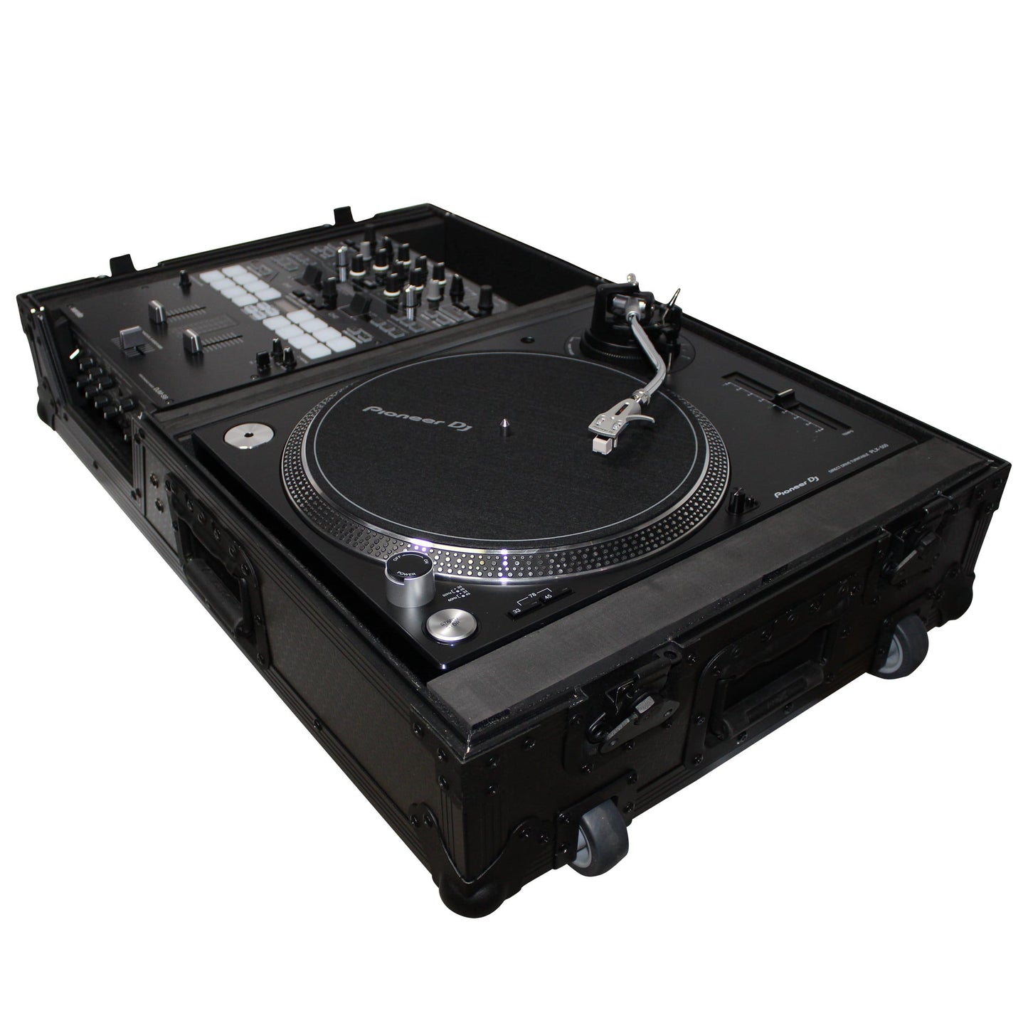 ProX Black Case for Single Turntable & DJ Mixer - PSSL ProSound and Stage Lighting