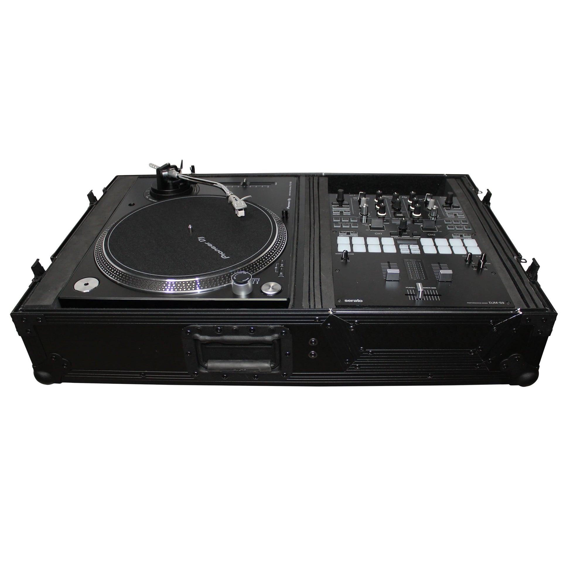 ProX Black Case for Single Turntable & DJ Mixer - PSSL ProSound and Stage Lighting