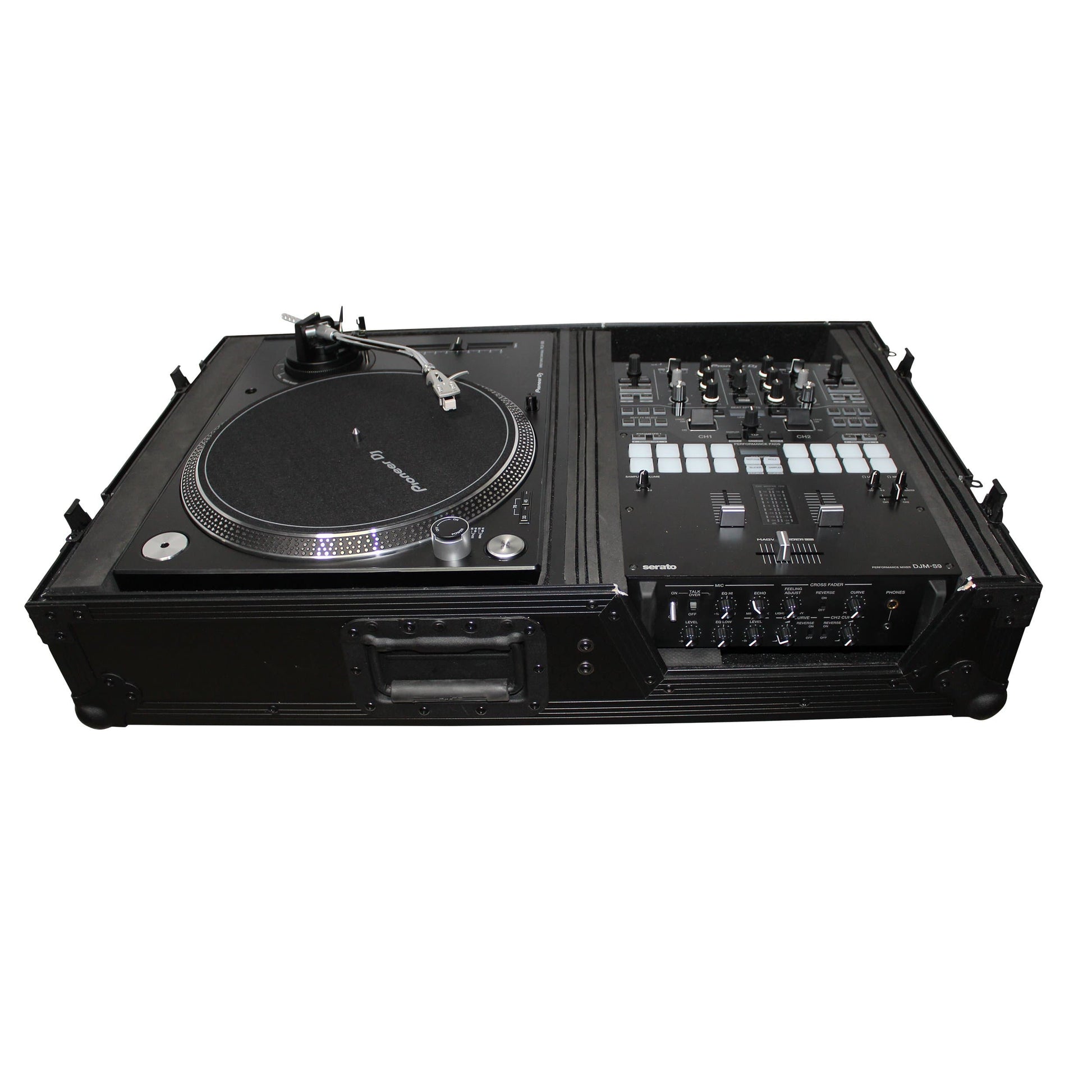 ProX Black Case for Single Turntable & DJ Mixer - PSSL ProSound and Stage Lighting