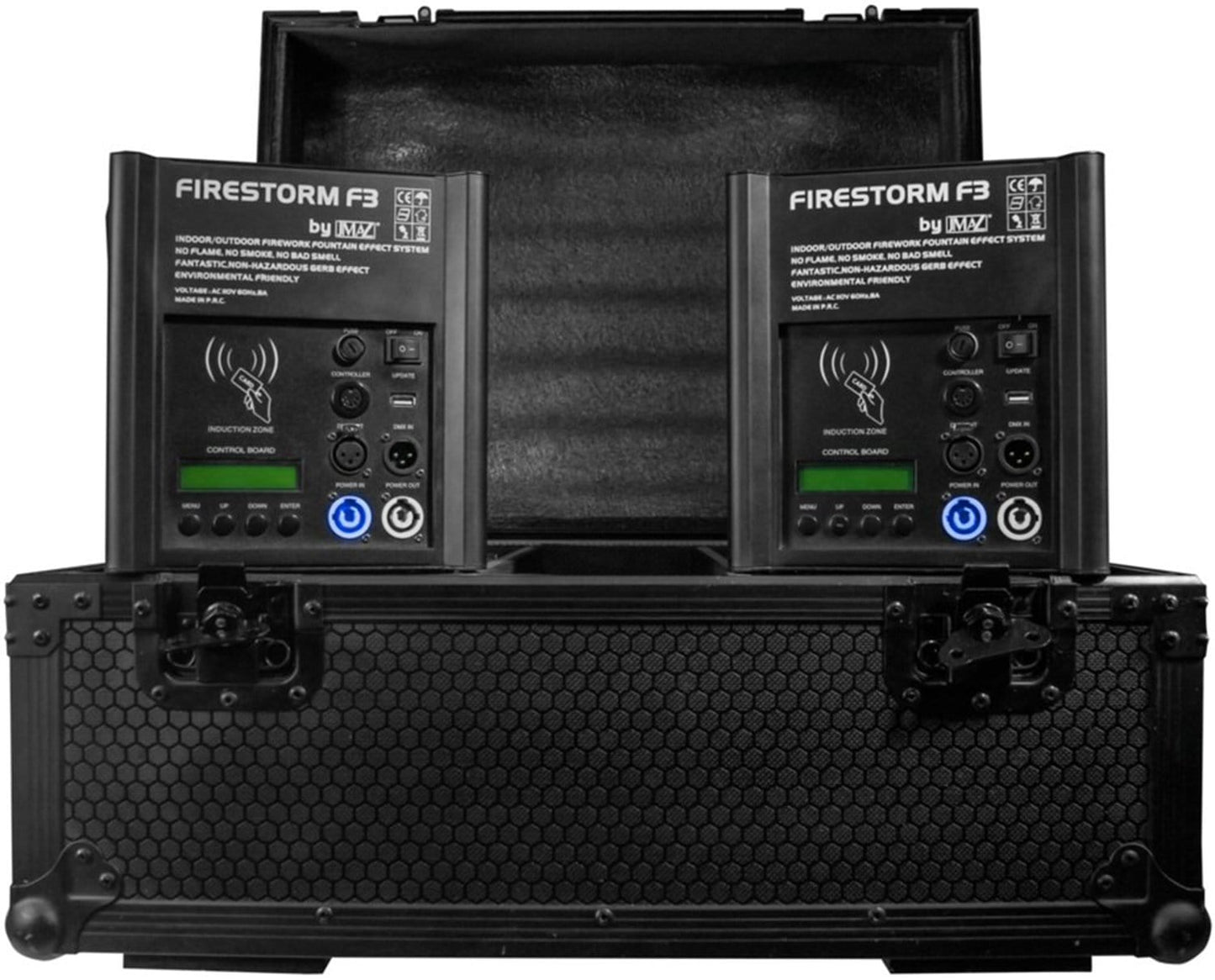 JMAZ Firestorm F3 (Black) Cold Spark 2 Pack w/ Case - Solotech