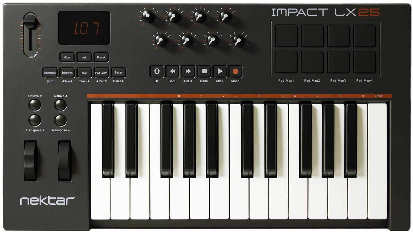 Nektar Impact LX25 USB Keyboard Controller - PSSL ProSound and Stage Lighting