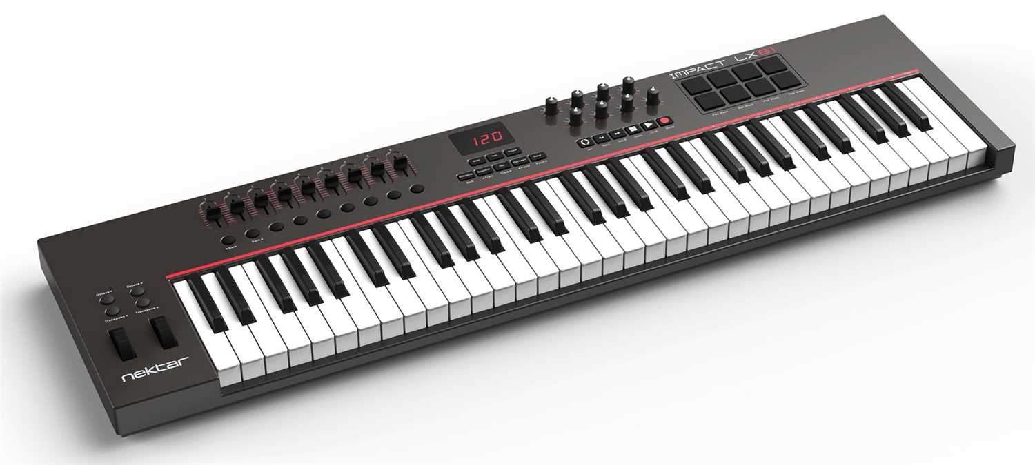 Nektar Impact LX61 USB Keyboard Controller - PSSL ProSound and Stage Lighting