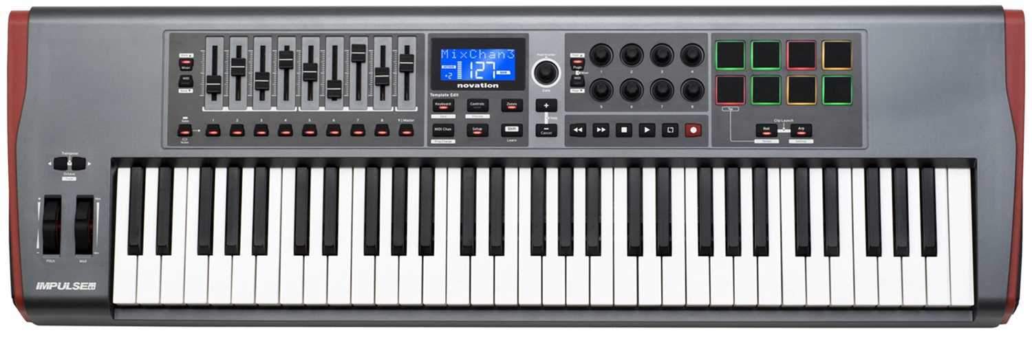 Novation IMPULSE-61 USB/MIDI Controller-61 Keys - PSSL ProSound and Stage Lighting