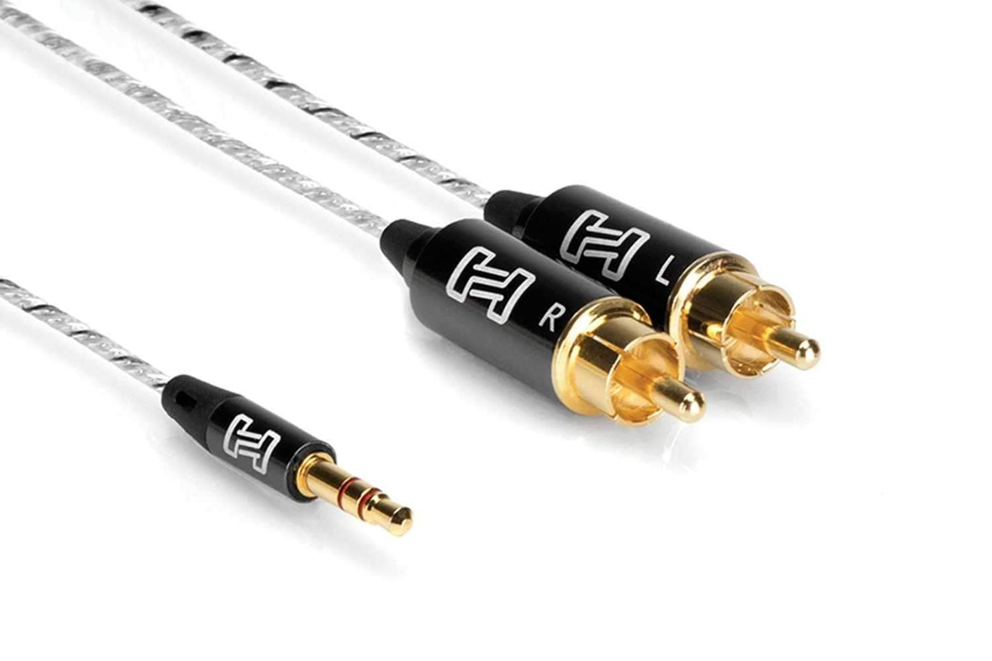 Hosa IMR-003 Breakout Cable 1/8" TRS to Dual RCA 3 Foot - PSSL ProSound and Stage Lighting