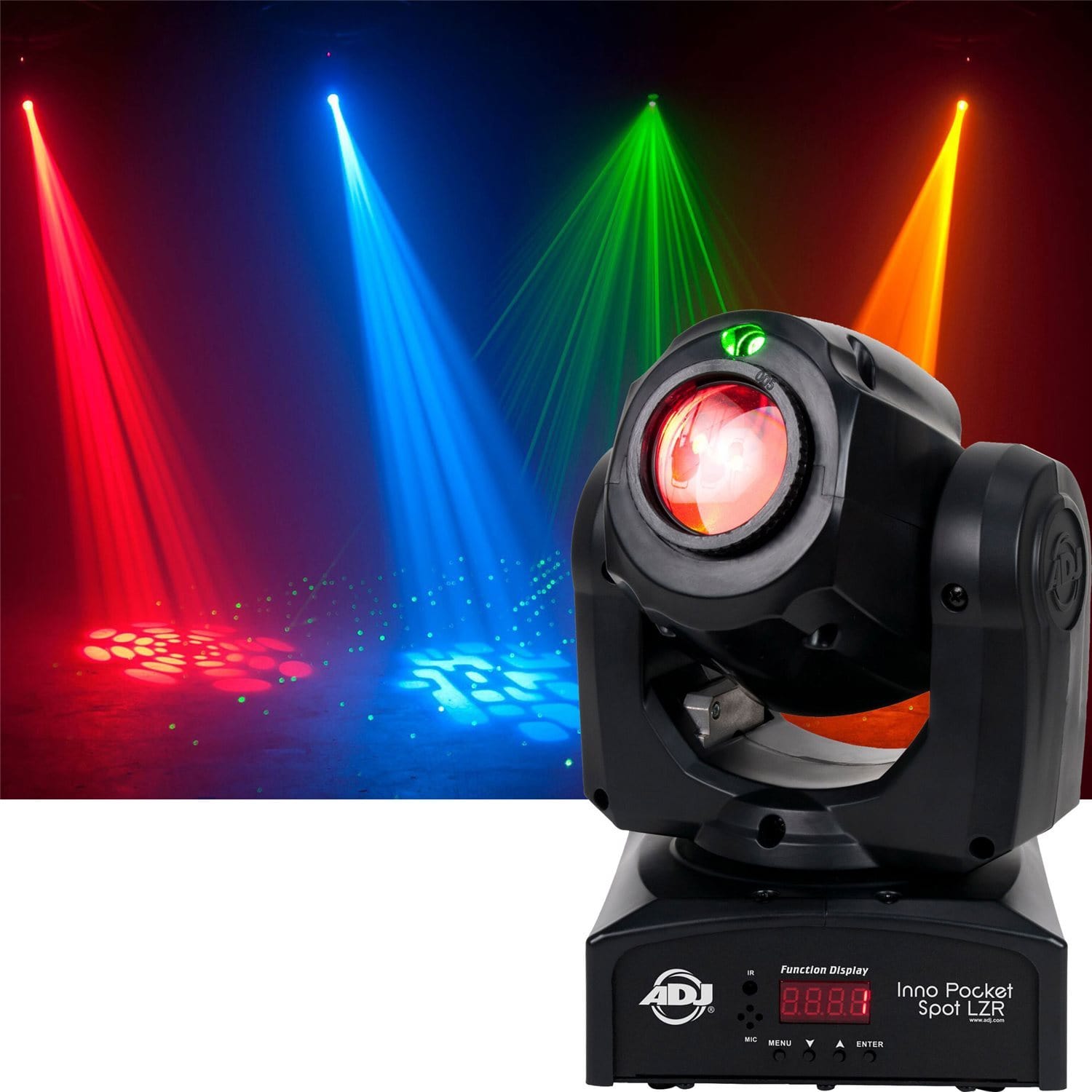 ADJ American DJ Inno Pocket Spot LZR LED Mini Moving Head - PSSL ProSound and Stage Lighting